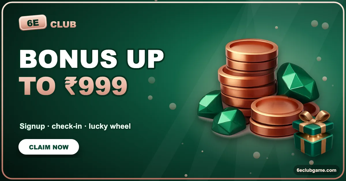 6E Club Game Bonus banner