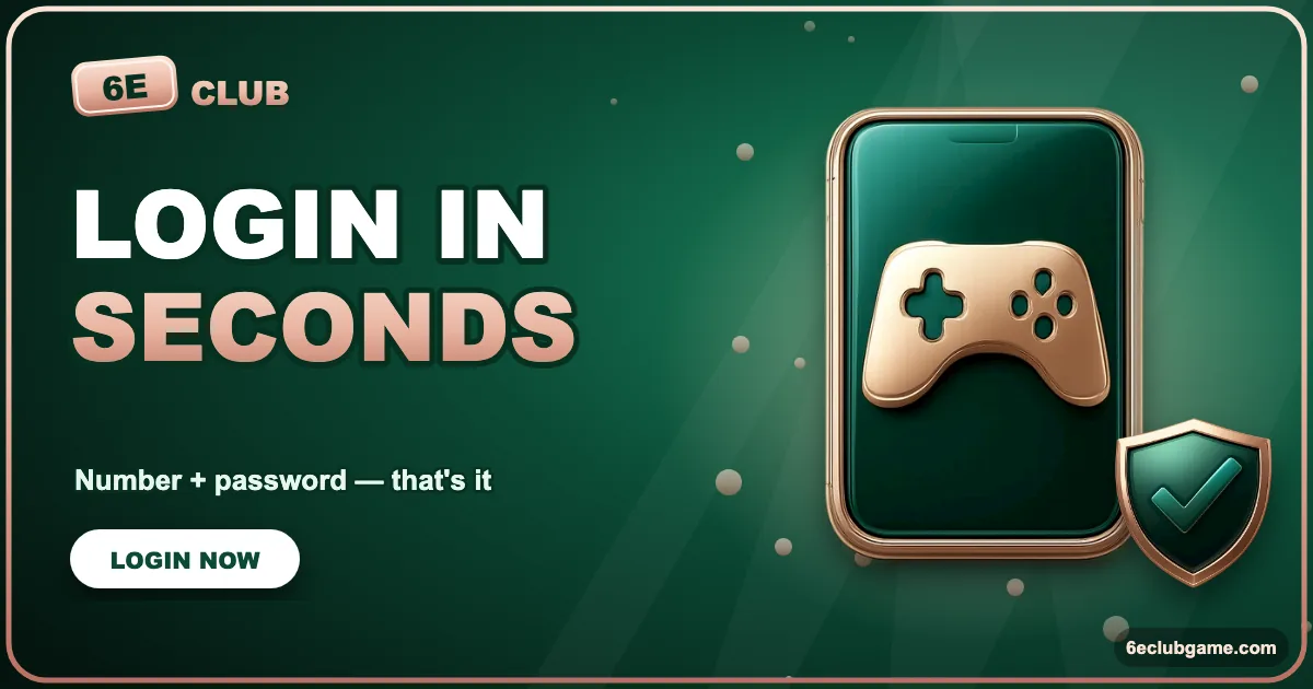 6E Club Game Login banner