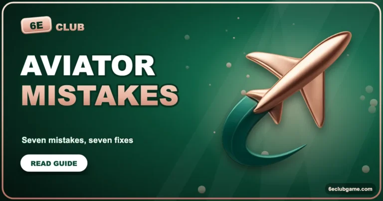 6E Club Aviator: Seven Mistakes New Players Make (and Easy Fixes)